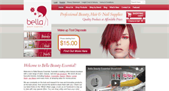 Desktop Screenshot of bellabeautyessential.com.au